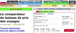 Voyages : Oogolo lance le premier comparateur de baisses de prix